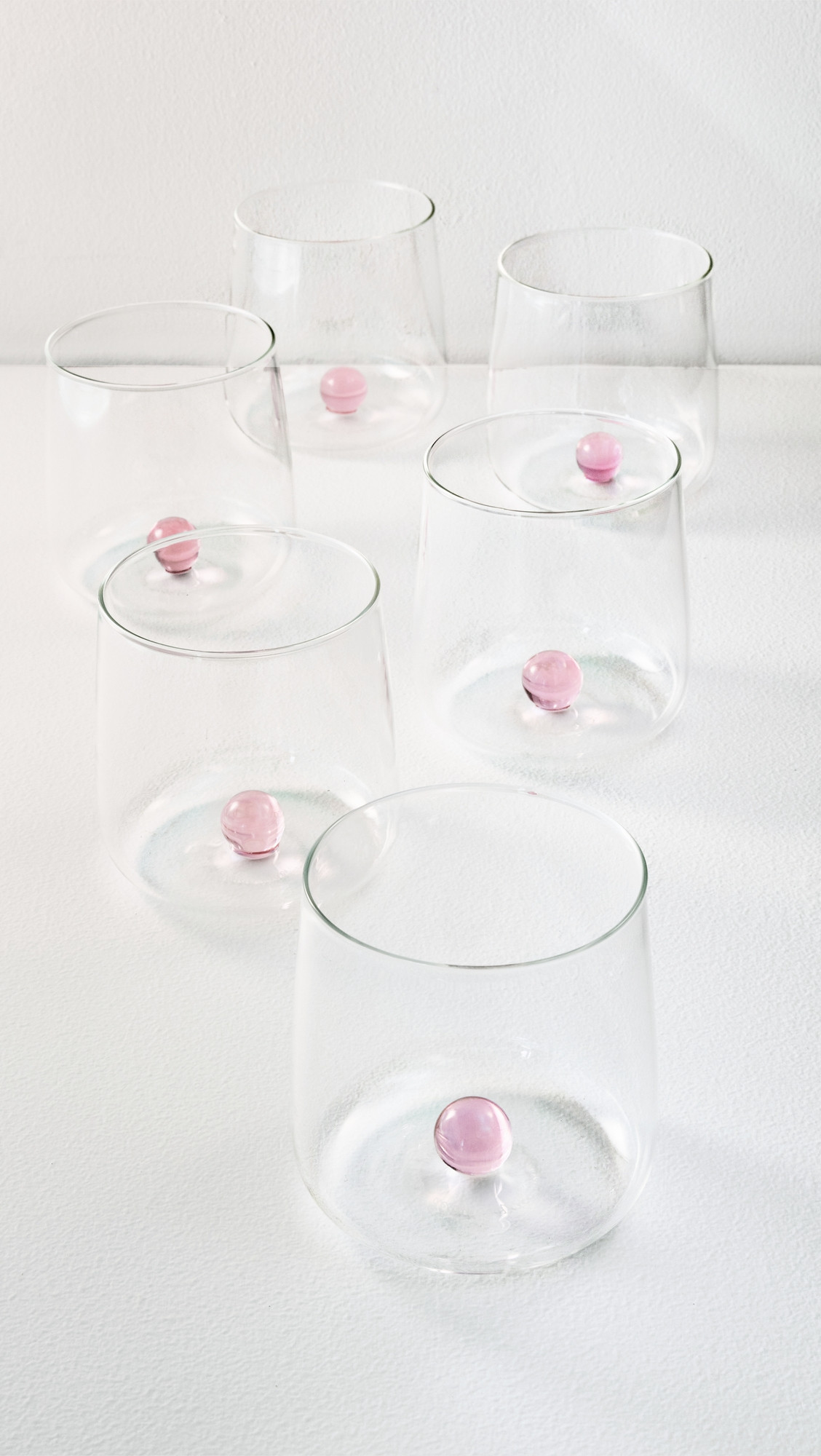 Zafferano Bilia Tumbler Set of 6 Pink One Size | Shopbop