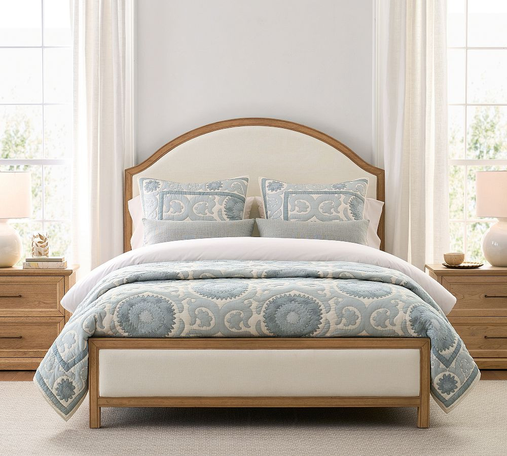 Vintners Upholstered Bed | Pottery Barn (US)