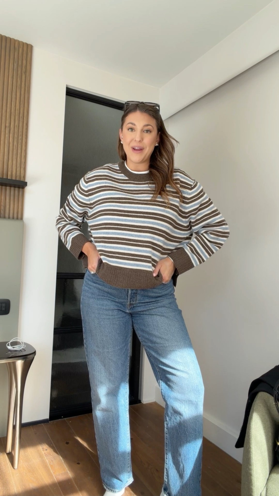Cozy stripes + denim 🤎

striped sweater, blue jeans, casual outfit, fall style, everyday outfit, neutral style, comfy chic

#LTKTravel #LTKSeasonal #LTKootd