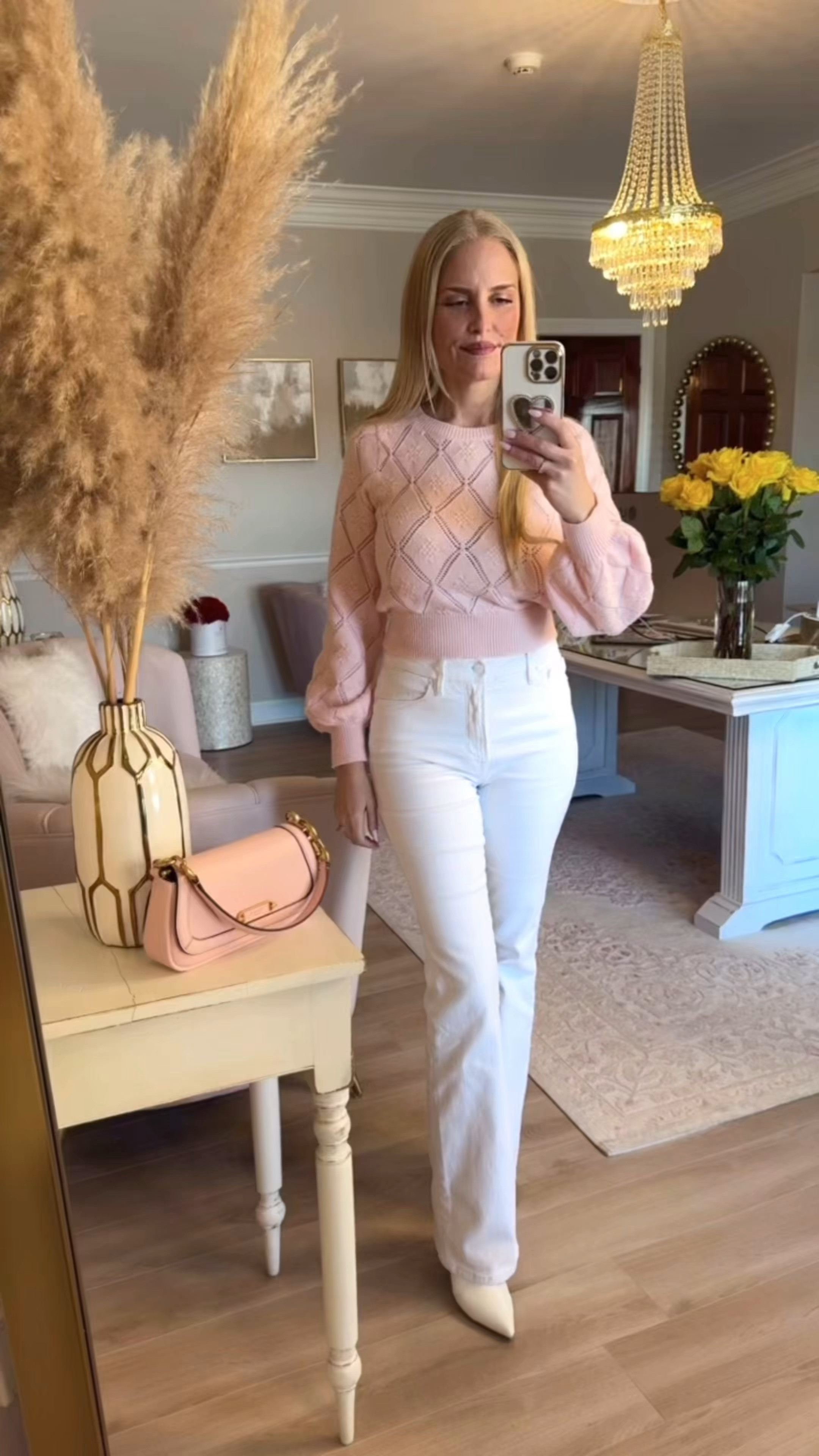 My gorgeous every day pearl drop earrings. So comfy I literally wear them all the time and they go with everything and make me feel so classy. Also sharing my new baby pink handbag which I am obsessed with! 

#LTKStyleTip #LTKSeasonal #LTKOver40