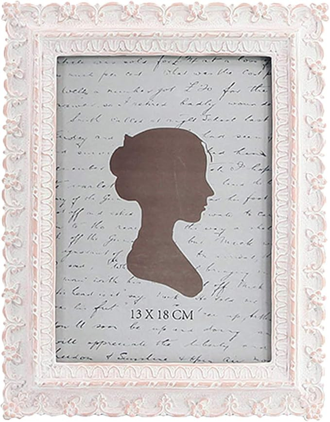 AELS 5x7 Inch Vintage Picture Frame, Elegant Antique Photo Frames with Glass Front, Photo Display... | Amazon (US)