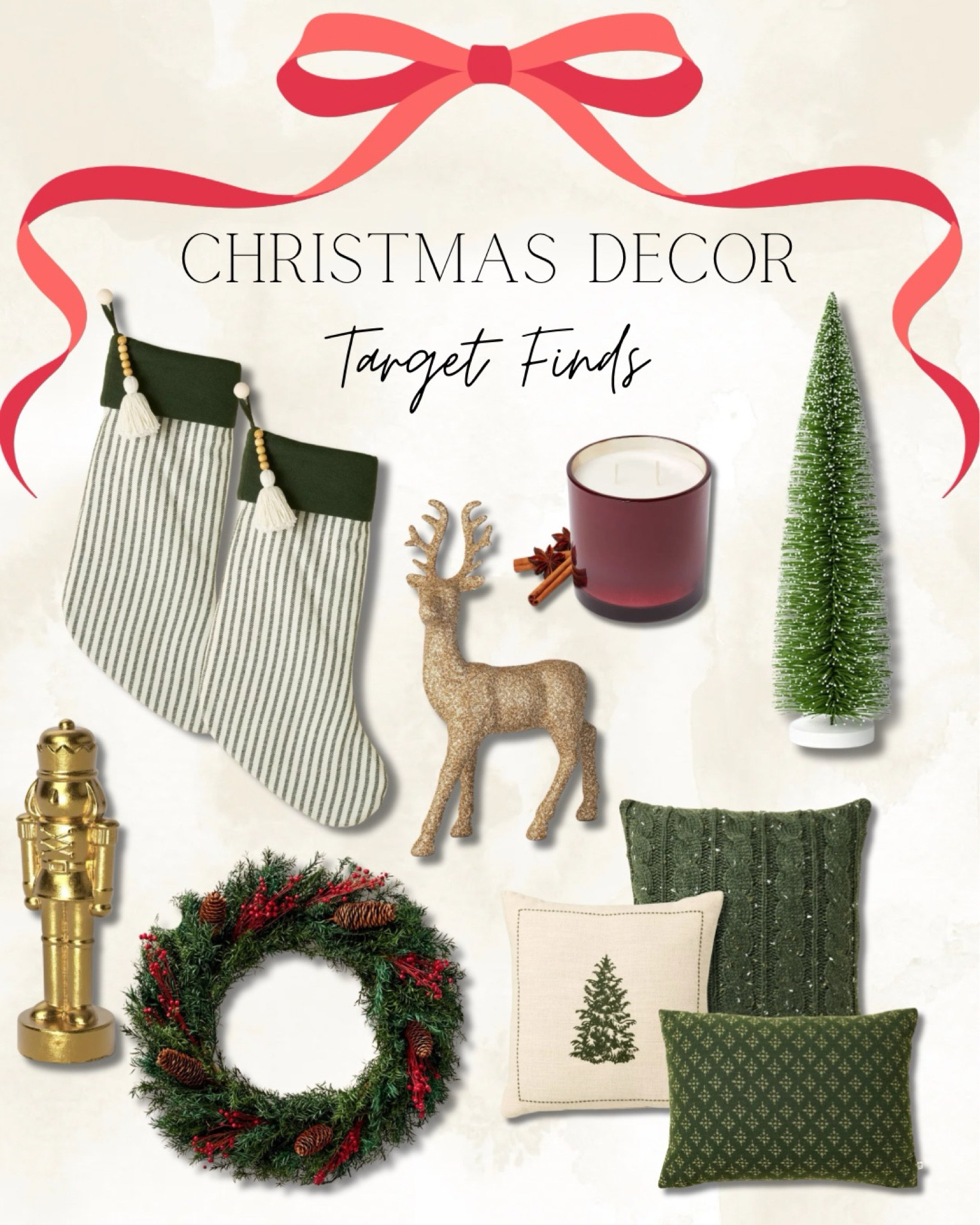 I love when new Christmas decor comes out each year 🎄 Head to Target to grab these finds for under $50!
•
#kristieincarolina #liketkit #style #shopthepost 
#rewardstylebloggers #LTKseasonal
#holidaydecor #christmasdecor #homedecor


#LTKFindsUnder50 #LTKHome #LTKHoliday