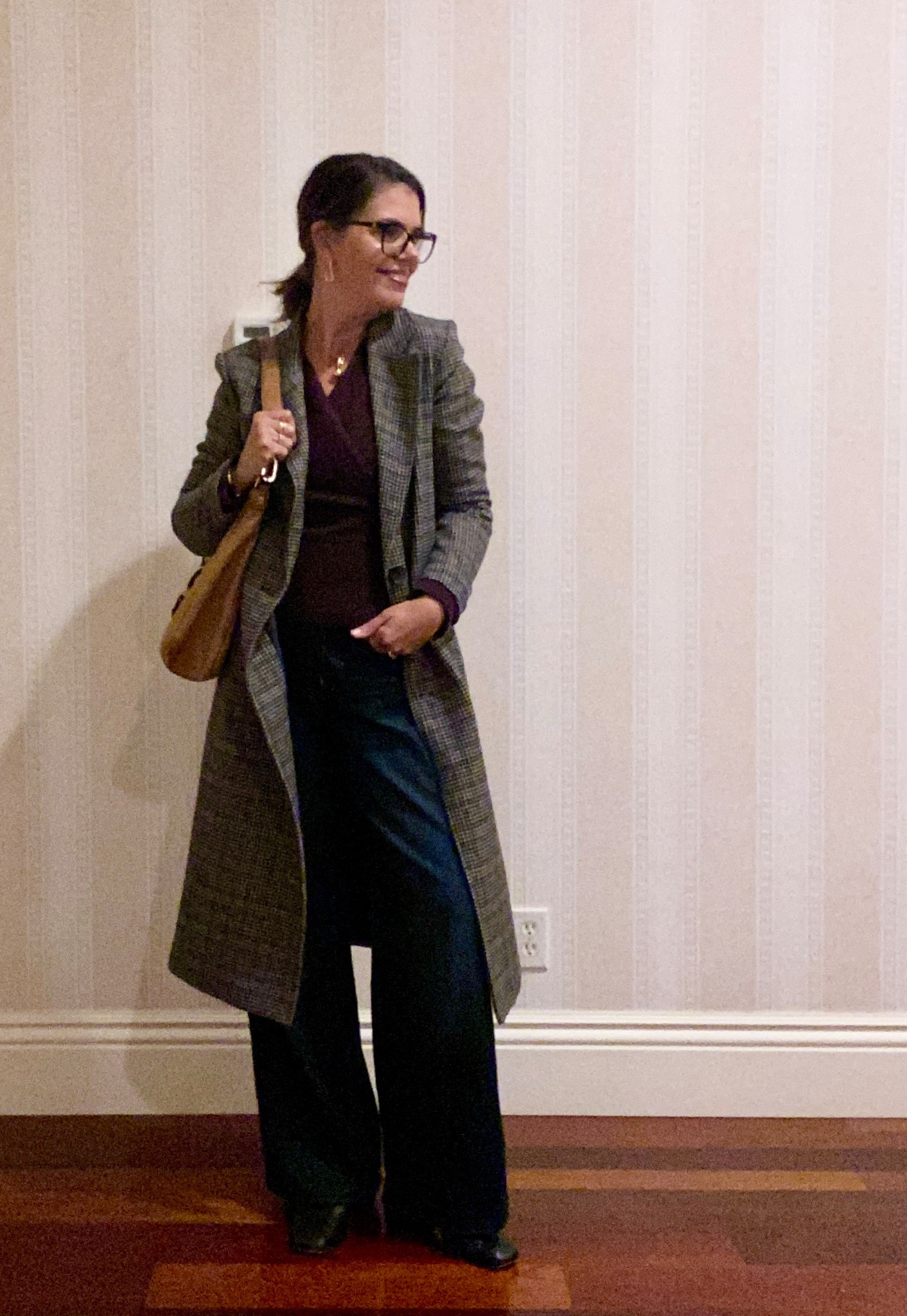 Switched up the coat….

OOTD: menswear long coat | Evereve, espresso brown mohair wrap sweater | And Other Stories , ‘Alicent’ wide leg jean | L’Agence , square tow booties | Vince, slouchy hobo bag | Tory Burch, gold chain necklaces | Cuyana, Monica Vinader

Exact or similar  - some on sale- linked below to browse. 💋 

#LTKFindsUnder100 #LTKOver40 #LTKootd