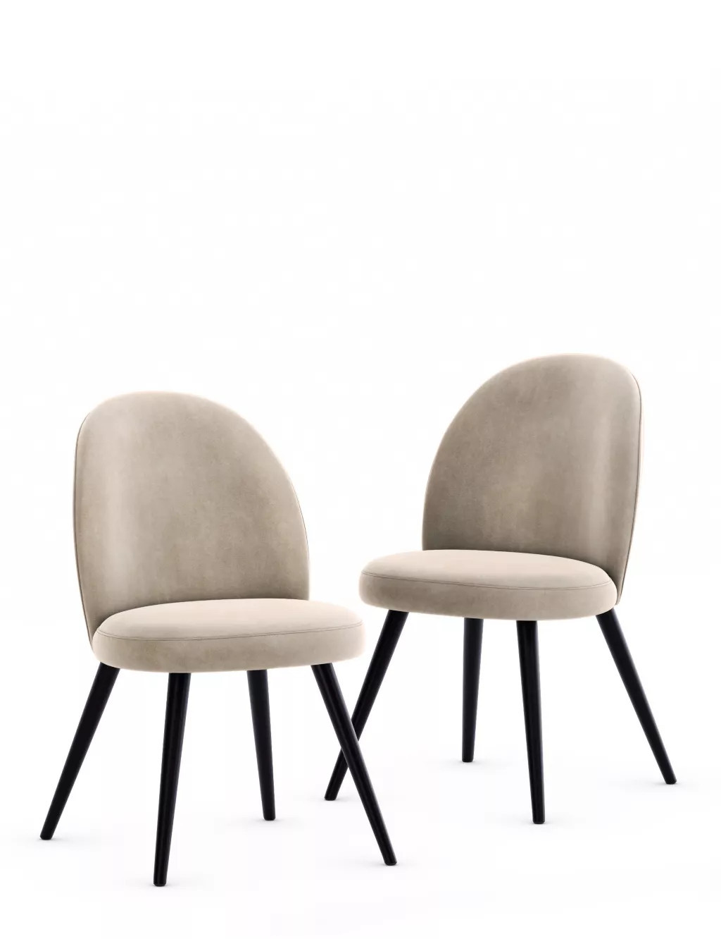 Set of 2 Velvet Dining Chairs | Marks & Spencer (UK)