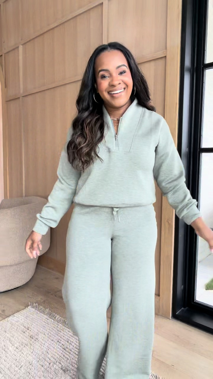 Spanx set! It is extremely flattering and the material is so soft. Love this sage green color (comes in multiple other colors as well). 🤍 

 #LTKgrwm #LTKootd