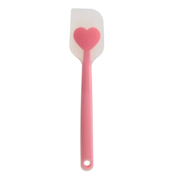 Way To Celebrate Pink Heart Silicone Spatula 12 Inch for Kitchen Essentials | Walmart (US)
