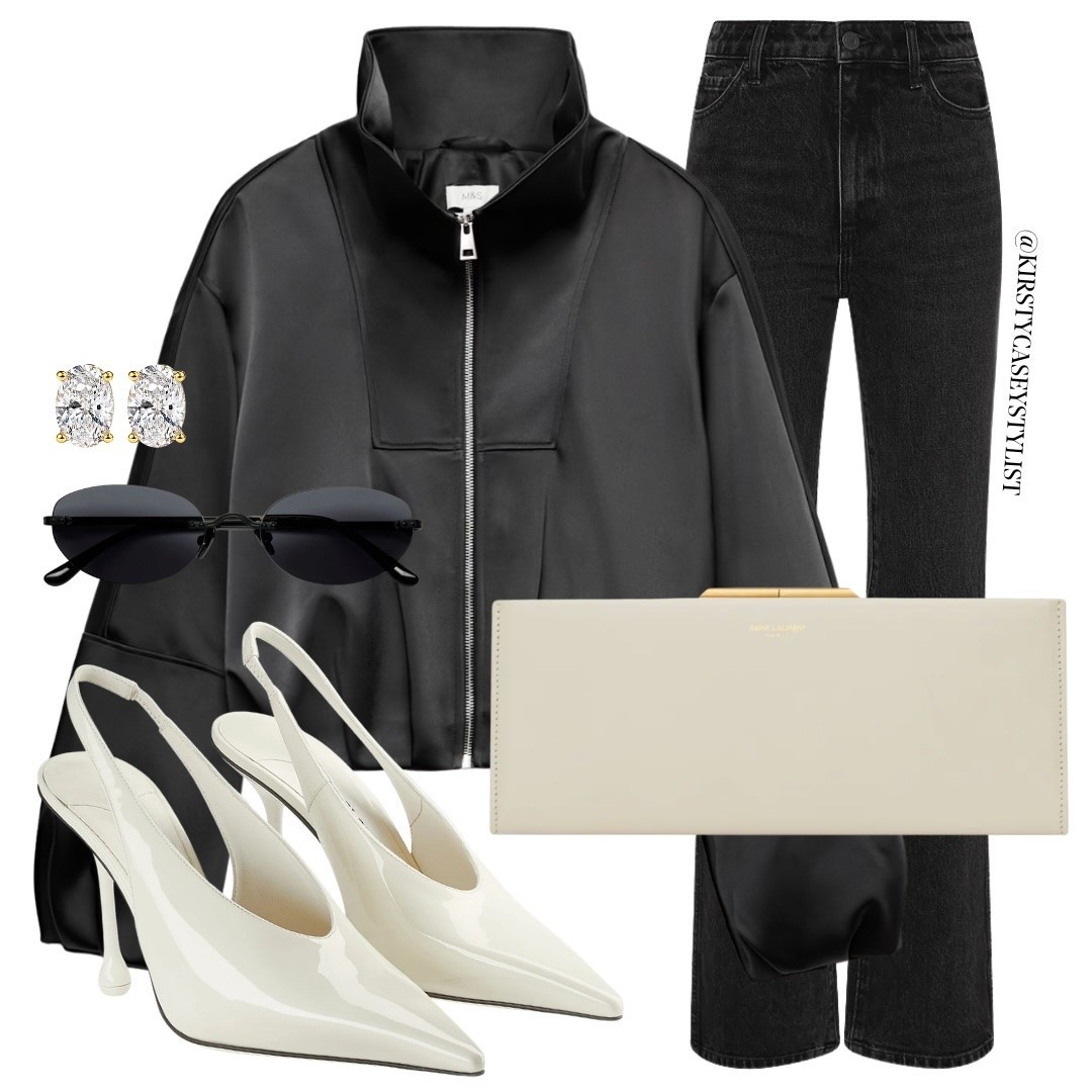 When the jacket is the entire fittt🖤🍸✨ 

I’d layer it over a basic vest top or sheer long sleeve to keep the look easy and comfortable - with the focus on the jacket 👌🏼👌🏼This will sell out so quickly! 

#datenightoutfit #ootn #girlsnightoutfit #autumnstyle #autumnfashion