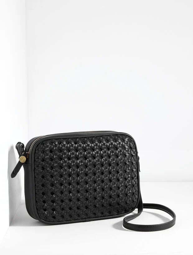 Woven Crossbody Bag | Talbots