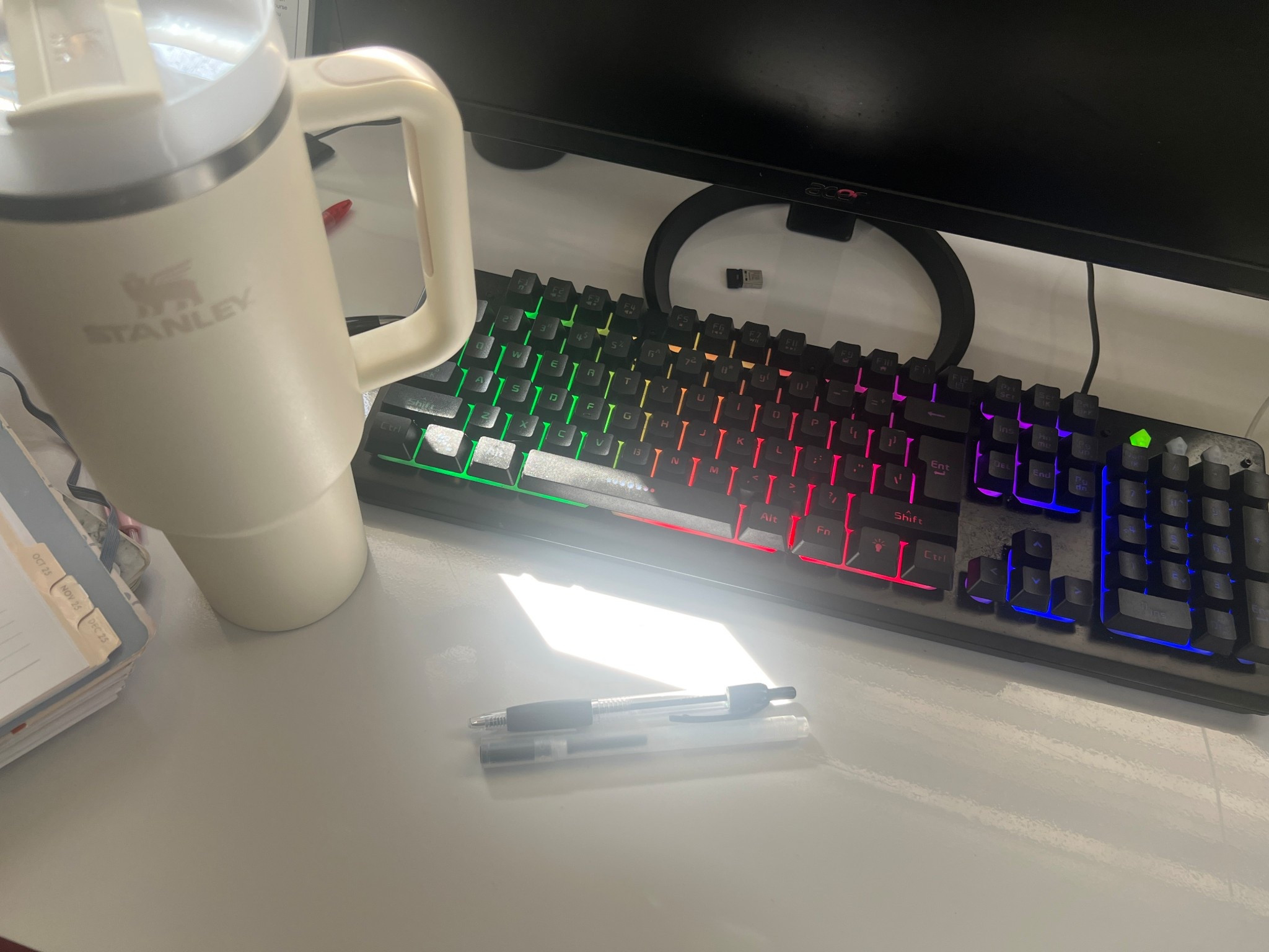 Back to school or dusk refresh for work from home. My favorite item is my keyboard as well as having my water bottle at all times shot my favorites on my LTK.

Desk set up at home set up work from home set up must have desk accessories back to school

#LTKSaleAlert #LTKHome