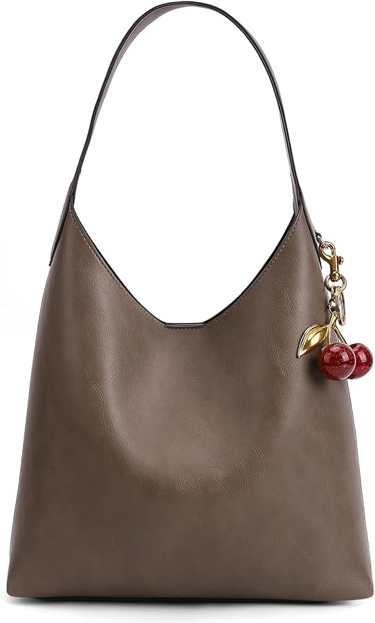 HICARRY Faux Suede Hobo Bags Vegan Leather Shoulder Bag Tote for Women Medium Slouchy Designer Ha... | Amazon (US)