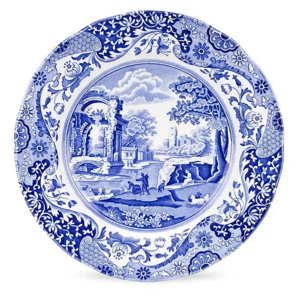 Blue Italian 10.5" Dinner Plate (Set of 4) | Wayfair North America