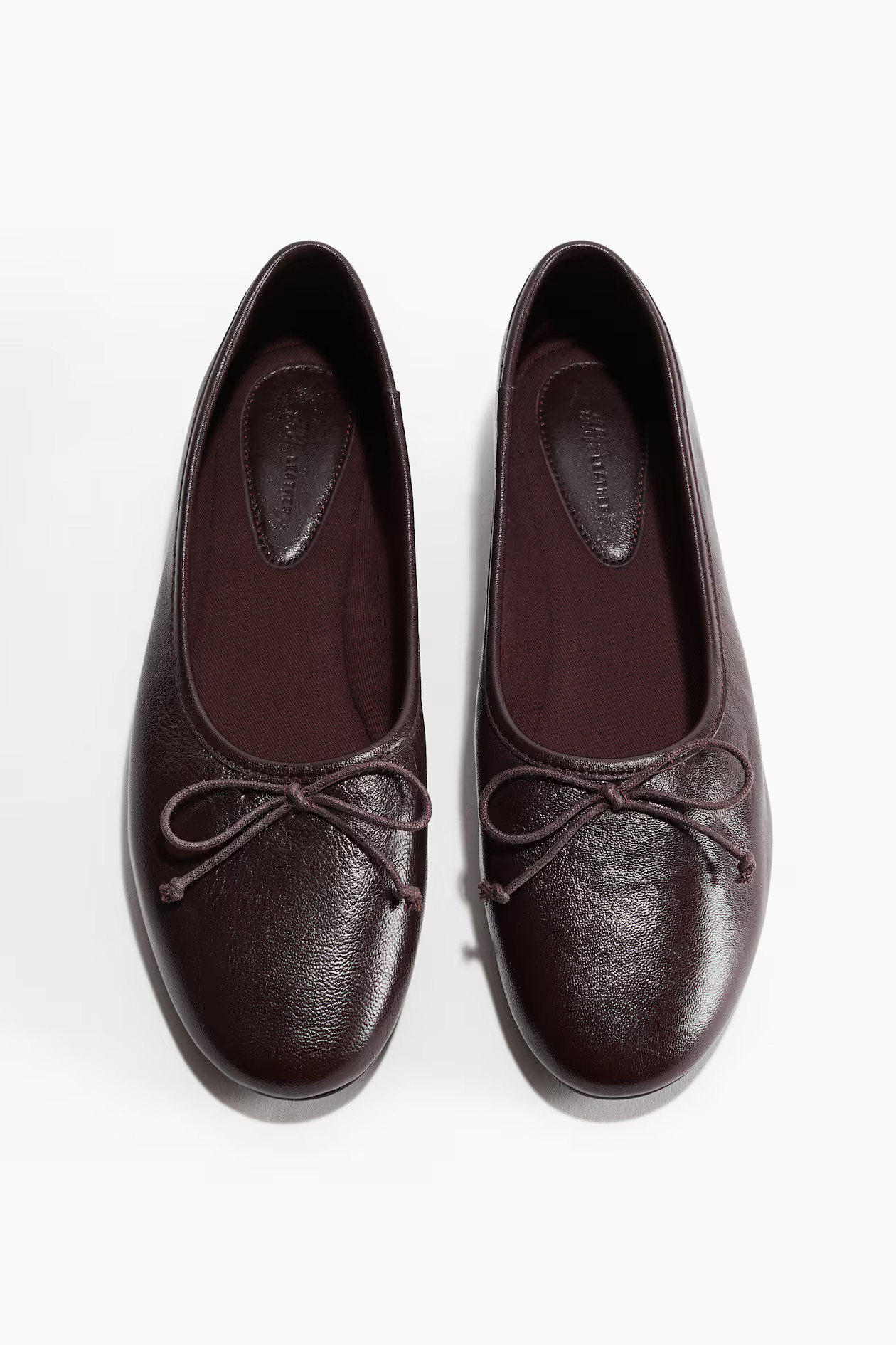 Ballet pumps - Burgundy - Ladies | H&M GB | H&M (UK, MY, IN, SG, PH, TW, HK)
