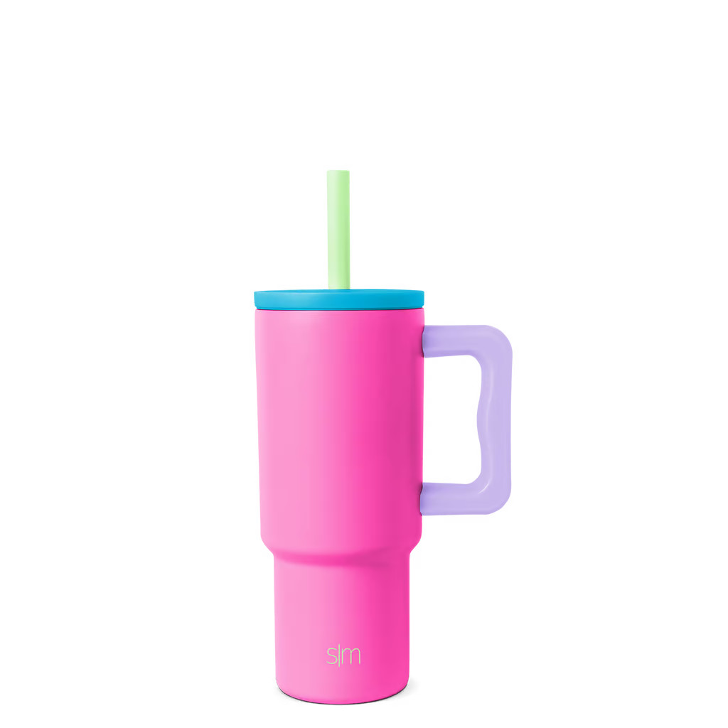 Trek Kids Tumbler with Silicone Straw Lid | Simple Modern