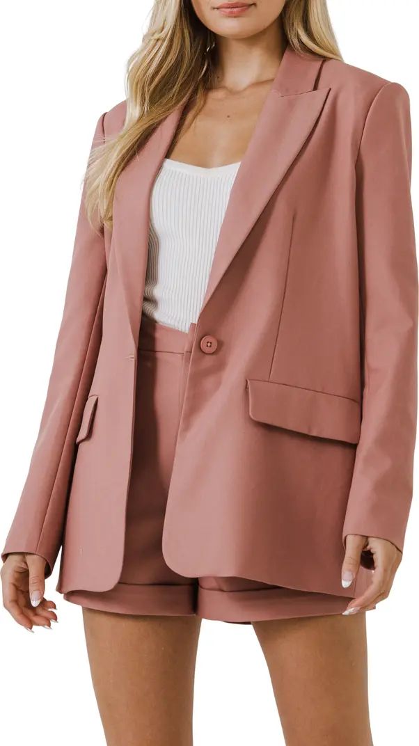 Endless Rose Single Breasted Blazer | Nordstrom | Nordstrom