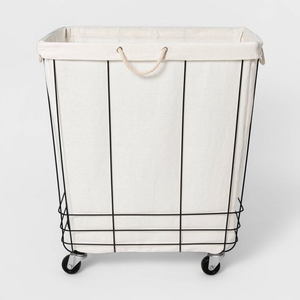 Industrial Rolling Laundry Basket - Threshold™ | Target