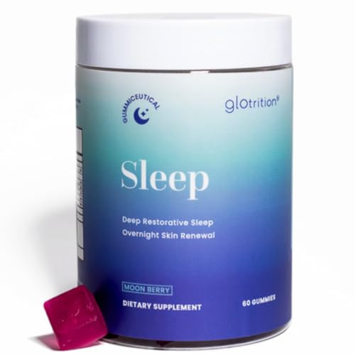 Glotrition Beauty Sleep Gummy | Deeper, Higher Quality Sleep | Rejuvenate & Moisturize Skin at Night | Non-Habit Forming with Natural Ingredients | 60 Gummies | Amazon (US)