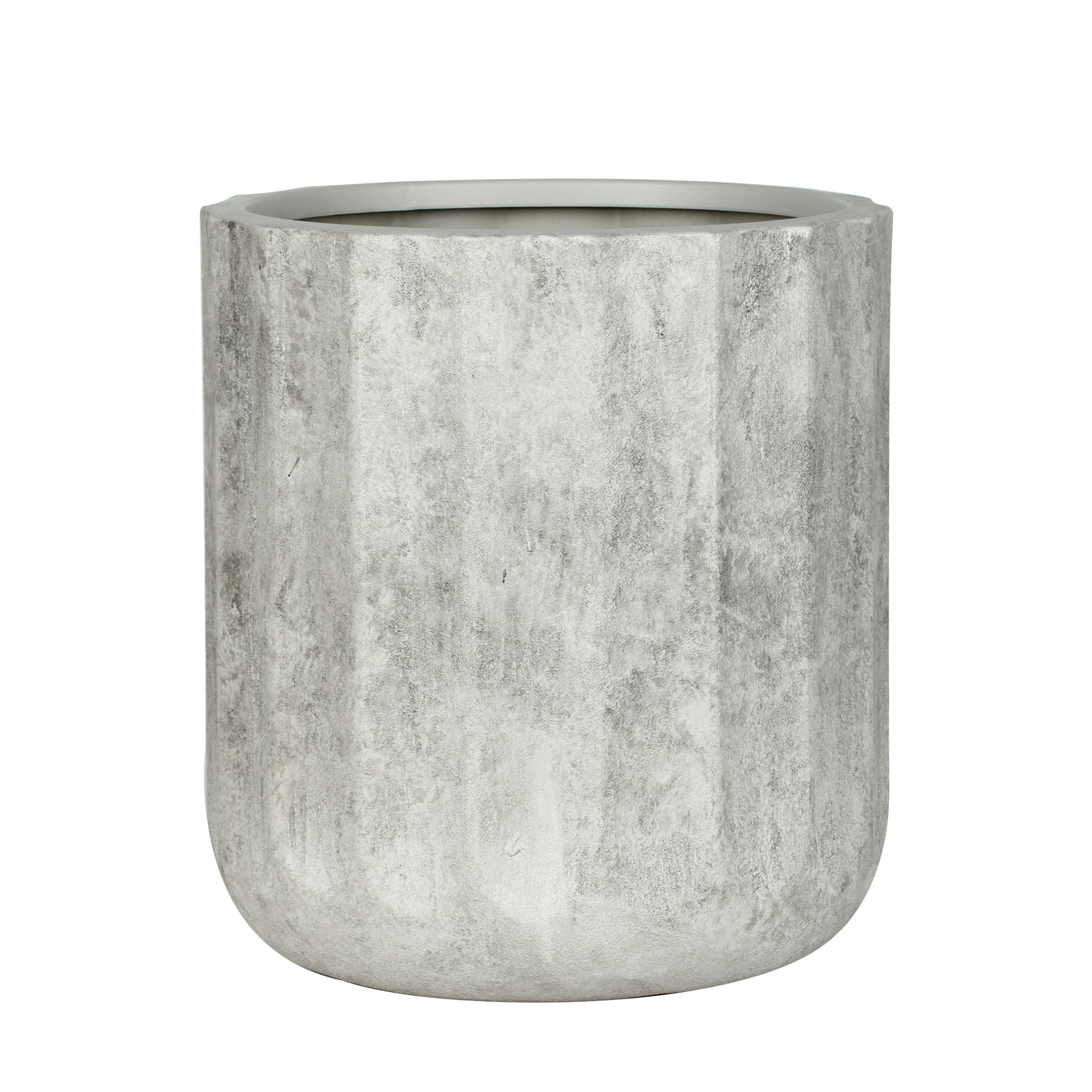 Better Homes & Gardens 16 inch Modern Gypsum Adler Planter with Drainage Hole | Walmart (US)