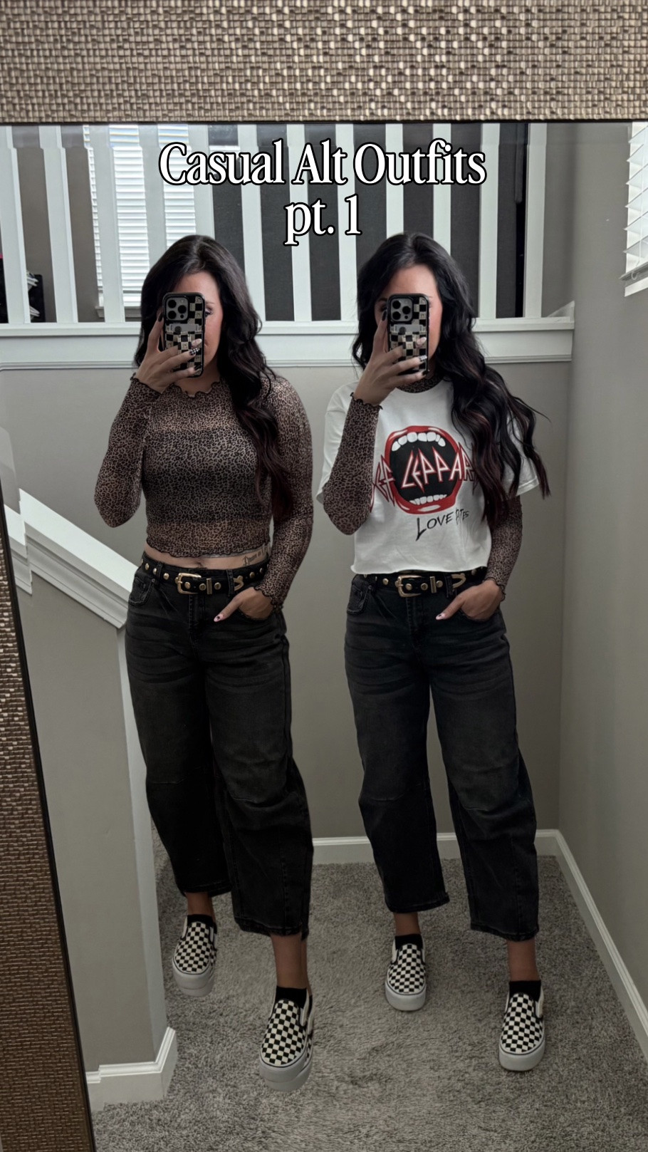 Casual alternative outfits. Every time I wear these barrel jeans, I receive so many compliments! They are true to size and stretchy! ￼￼

#LTKootd #LTKmomlife #LTKgrwm