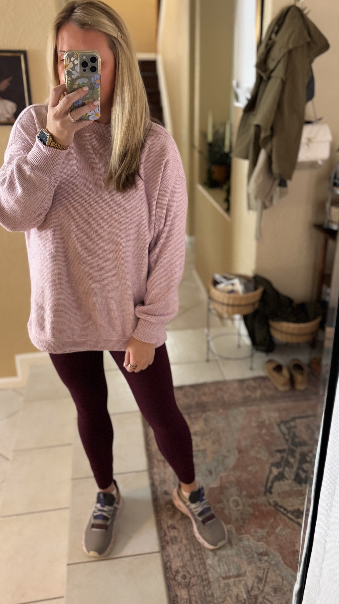 I wear this sweater at least once a week (and it’s not even chilly here). It’s just a good, cozy sweater for errand running, WFH, football weekends and all the cozy things!

#LTKMidsize #LTKFindsUnder100