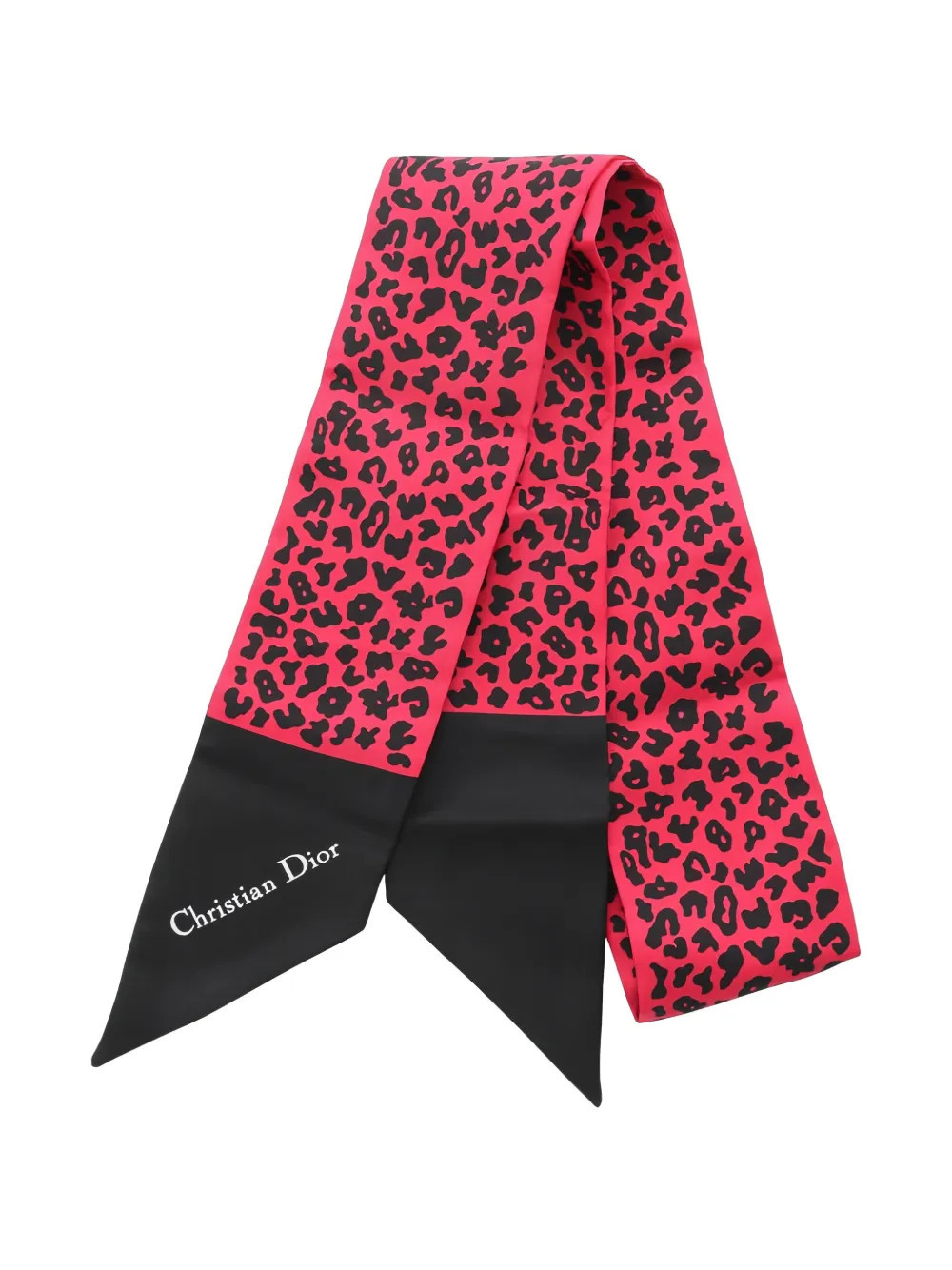 Christian Dior Pre-Owned 2010s Mitzah ribbon scarf - Pink | Farfetch Global