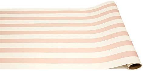 Hester and Cook Striped Table Runner - Pink Paper Table Runner for Patries or Weddings - American... | Amazon (US)