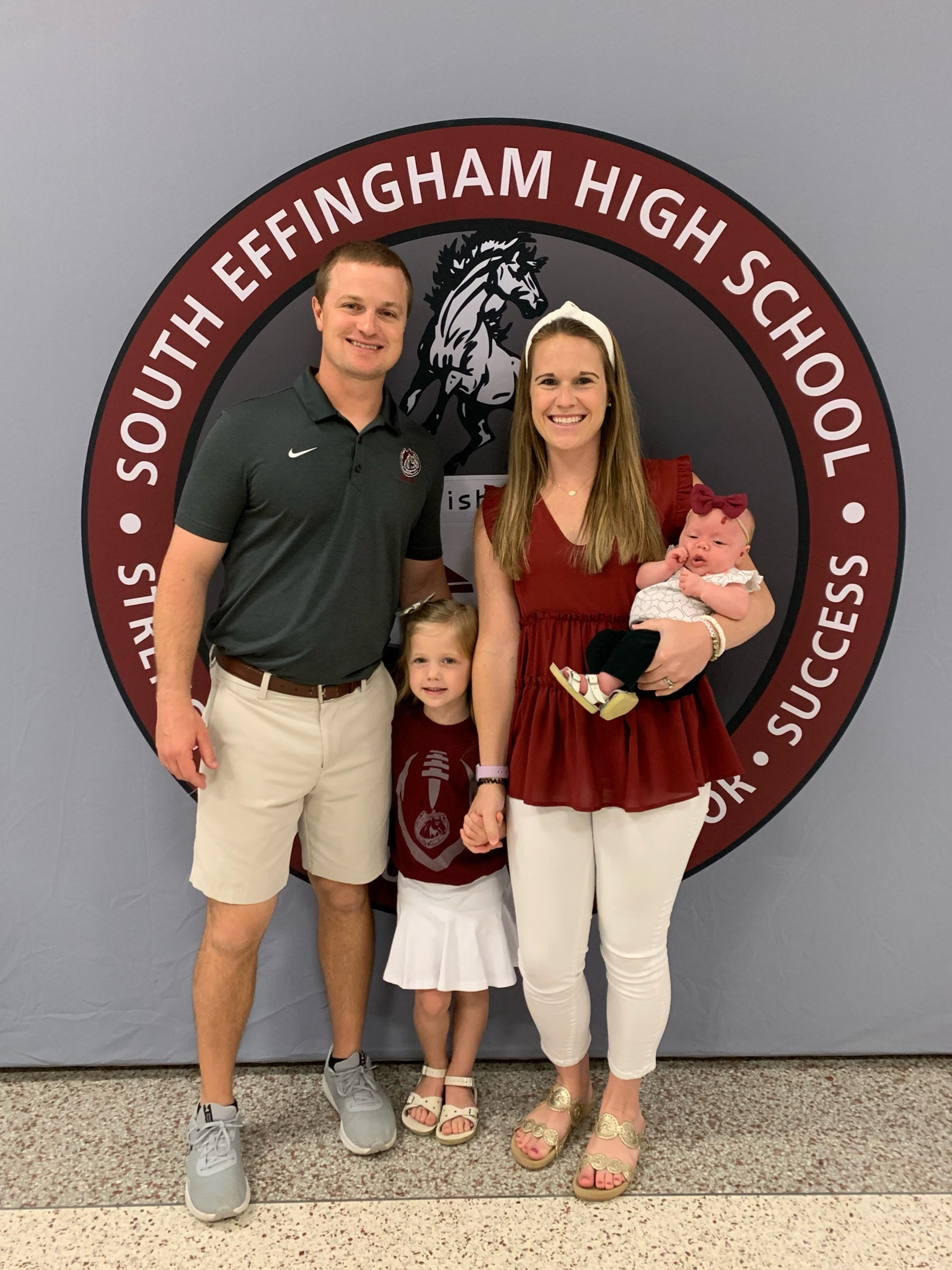 First official photo as the head coach’s family! 🏈❤️

#LTKshoecrush #LTKfamily #LTKkids