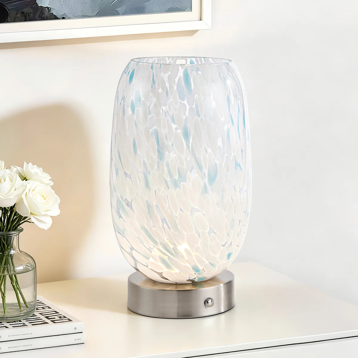 9" Modern Cordless Led Table Lamp Touch Control 3-Level Dimming Type-C Rechargeable for Bedroom L... | Wayfair North America