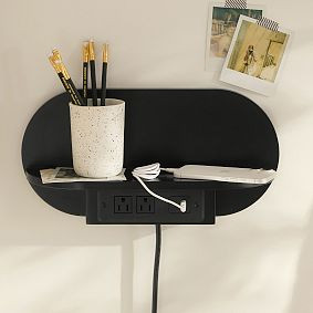 No Nails Pill-Shaped Smart Shelf (16") | Dormify