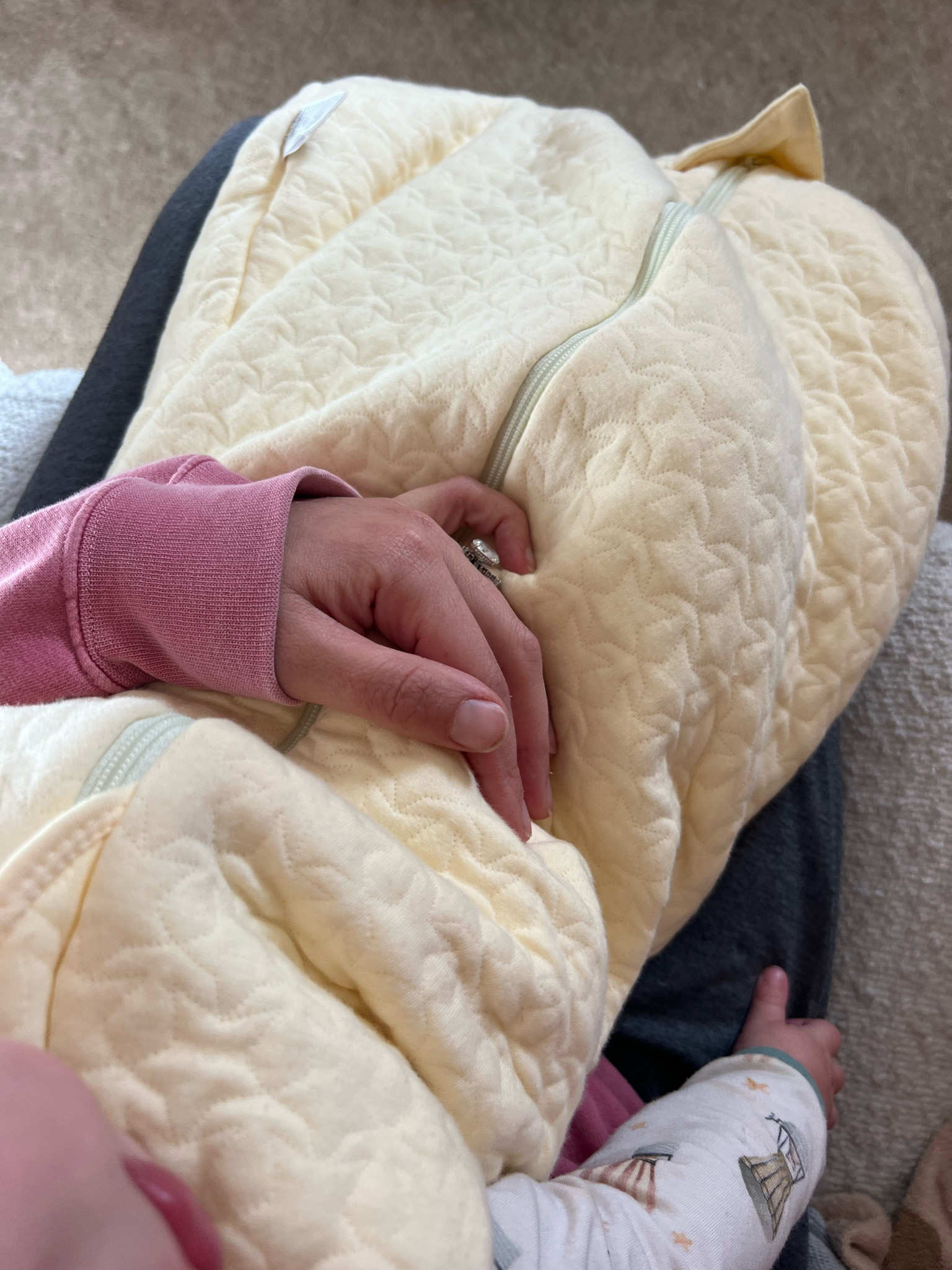 NO joke this sleep sack changed the game for our sleep!!!!! i can’t even begin to tell you! She is sleeping longer stretches for naps and is waking later in the morning  and this mama is so so happy 

#LTKFindsUnder50 #LTKBump #LTKBaby