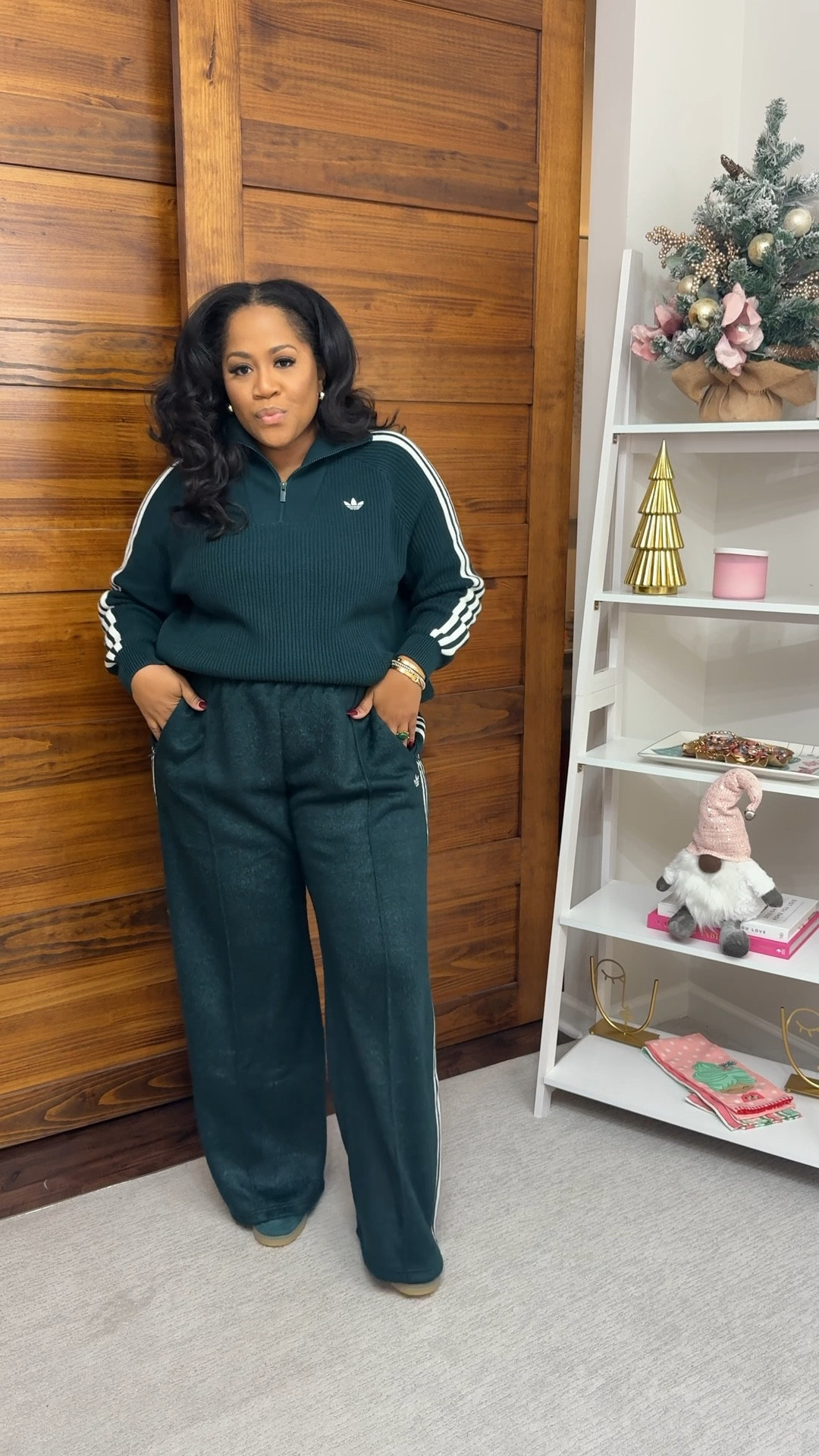 Holiday errand season is here, and @adidas has the cozy outfits we need to get things done ✨ #adidaspartner
These mohair track pants are giving cozy and elevated. The texture is everything!!!
And if you want something a little more relaxed, I tagged my favorite mix-and-match fleece sweat sets also. 
Shop the pieces below , and let me know if you have any questions!
Size reference. 
I’m a size 16 wearing and XL in pants and large in all tops 😘
#createdwithadidas #adidas #LTKStyleTip 


#LTKGiftGuide #LTKootd #LTKHoliday