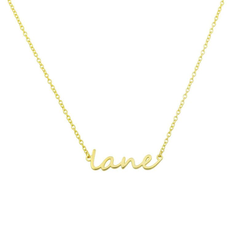 Dainty Custom Name Necklace | The Sis Kiss