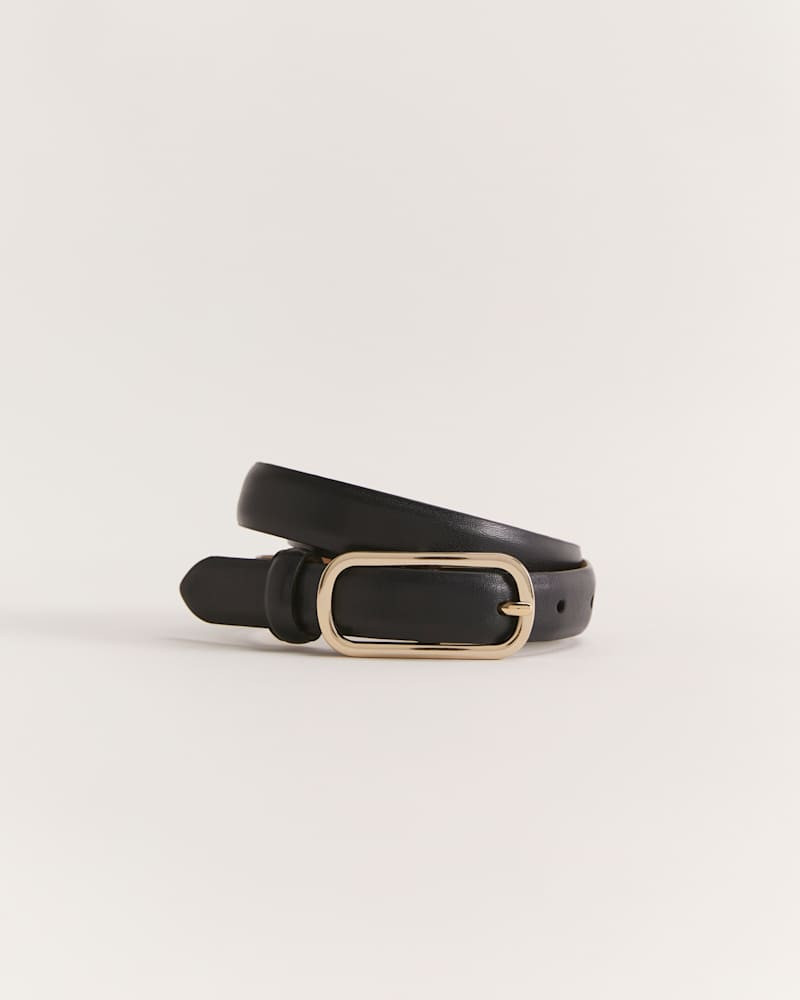 Saba Women's Essential Leather Belt in Black size Small | SABA (Australia)