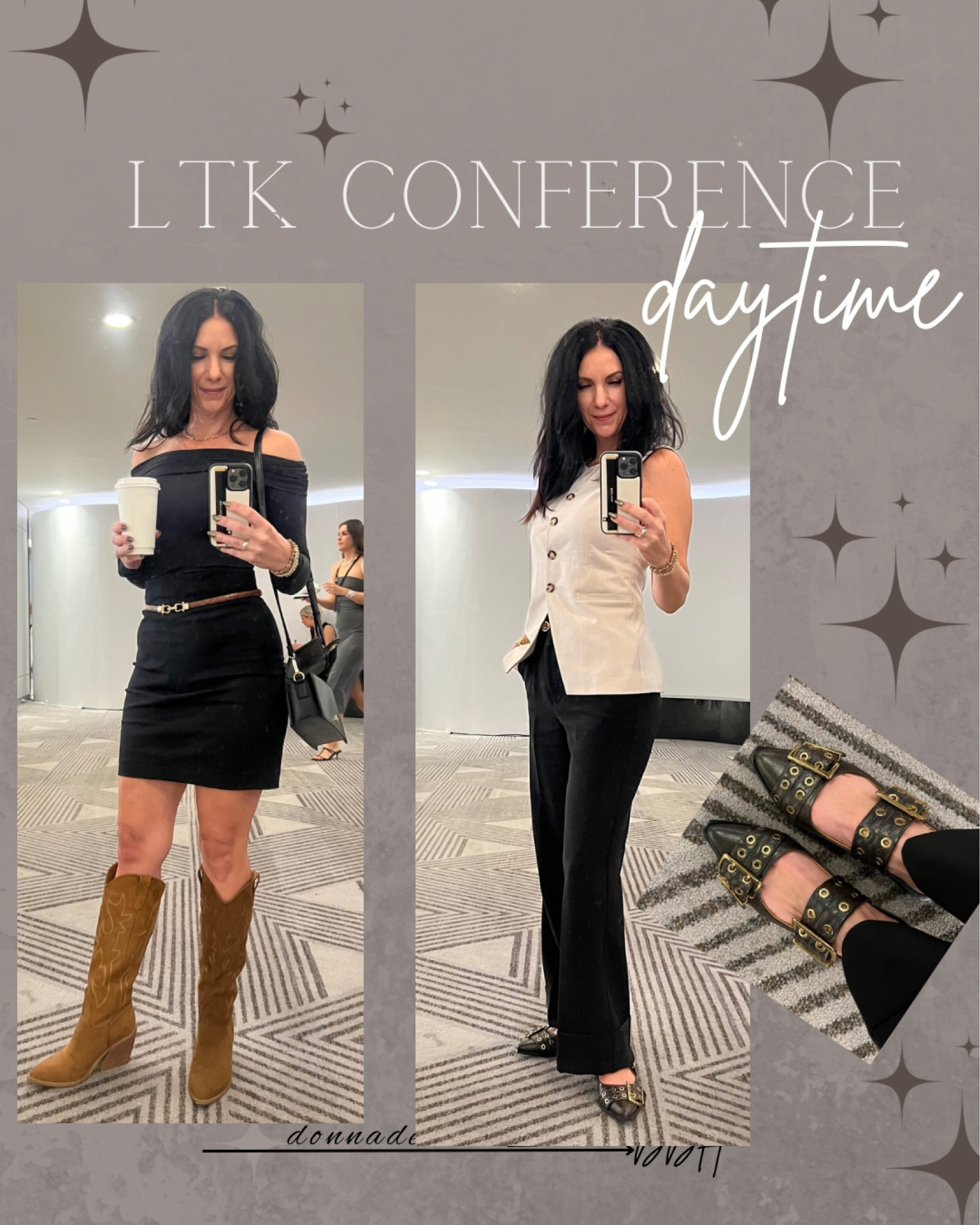 Smart casual was the theme for daytime conference/classroom sessions.
Comfy and stretchy separates and low heels for me🤎
I also had to pack for Nashville so my tall western boots have to do double duty😅
Daytime casual looks, office wear, 40+ outfits 

#LTKOver40 #LTKStyleTip #LTKFindsUnder50