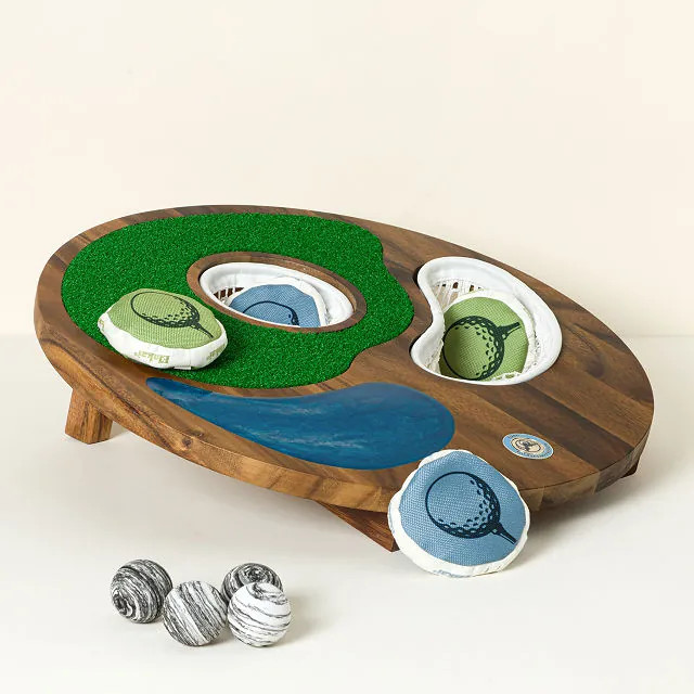 2-in-1 Golf & Cornhole Outdoor Toss Game | UncommonGoods