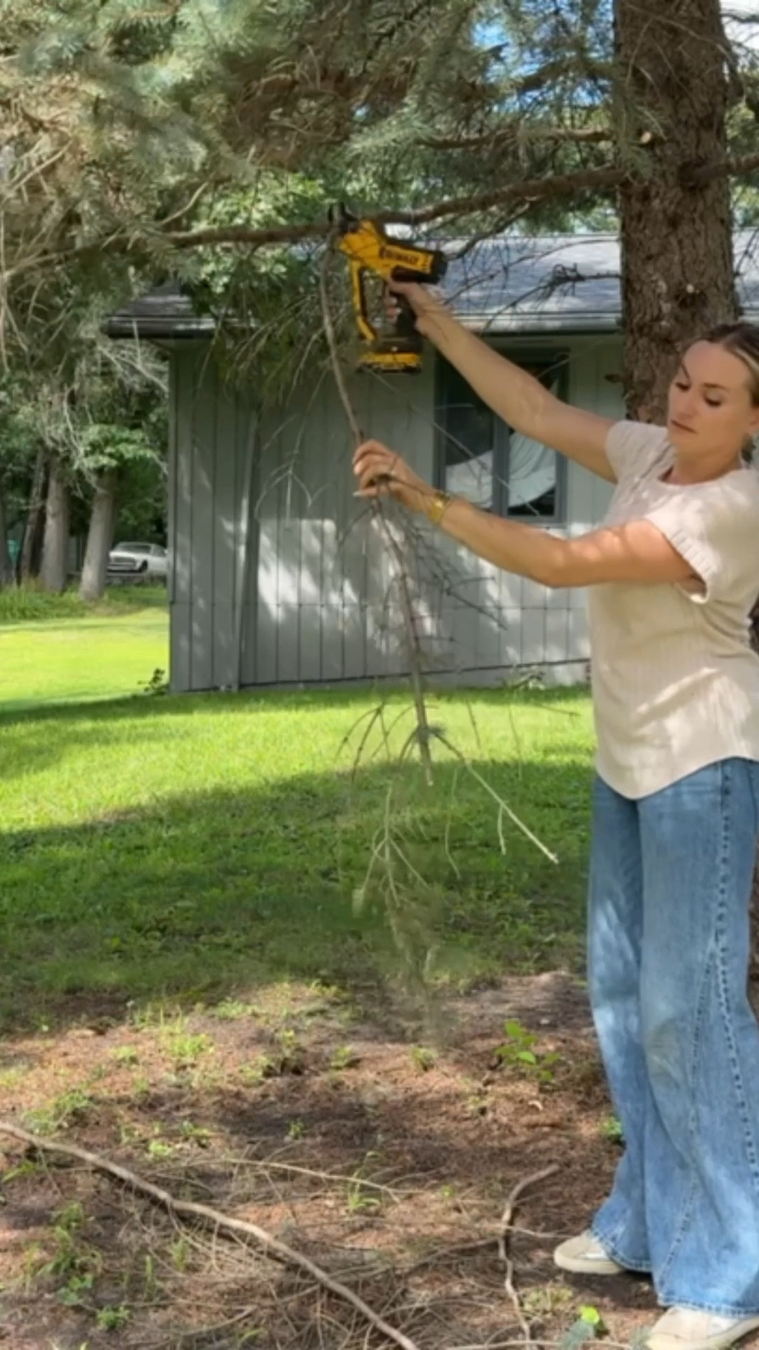 Branch manager reporting for duty 🌿 Powered by DEWALT

Whether you’re prolonging the beautiful Valentine’s Day flowers by clipping the ends, pruning your apple trees or simply getting pine branches to use at decor, this pruner has your back!

#LTKValentine #LTKHome #LTKSeasonal