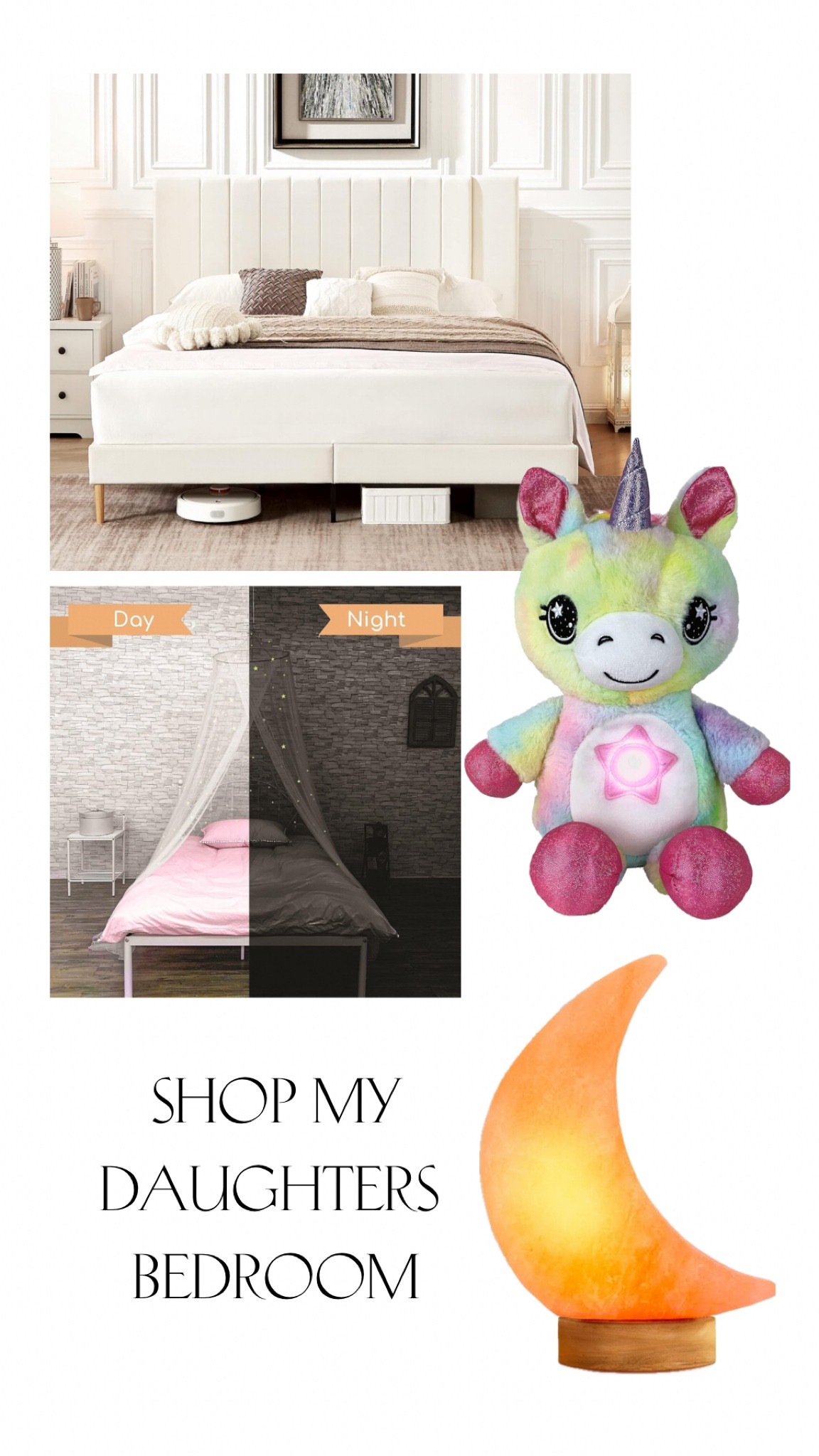 Shop my daughter’s bedroom- bedding, bed frame, headboard, sheets, comforter, night lights, accessories, canopy, picture frames etc.

#LTKfindsunder100 #LTKkids #LTKfamily