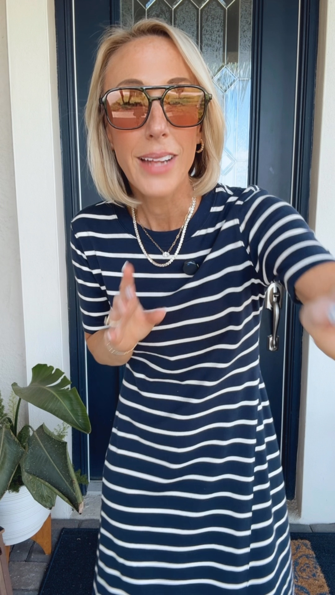 My ootd for this afternoon:
• striped midi dress - size XS. $16.98. Comes in other colors. 
• sandals - tts  

#LTKOver40 #LTKootd #LTKSeasonal