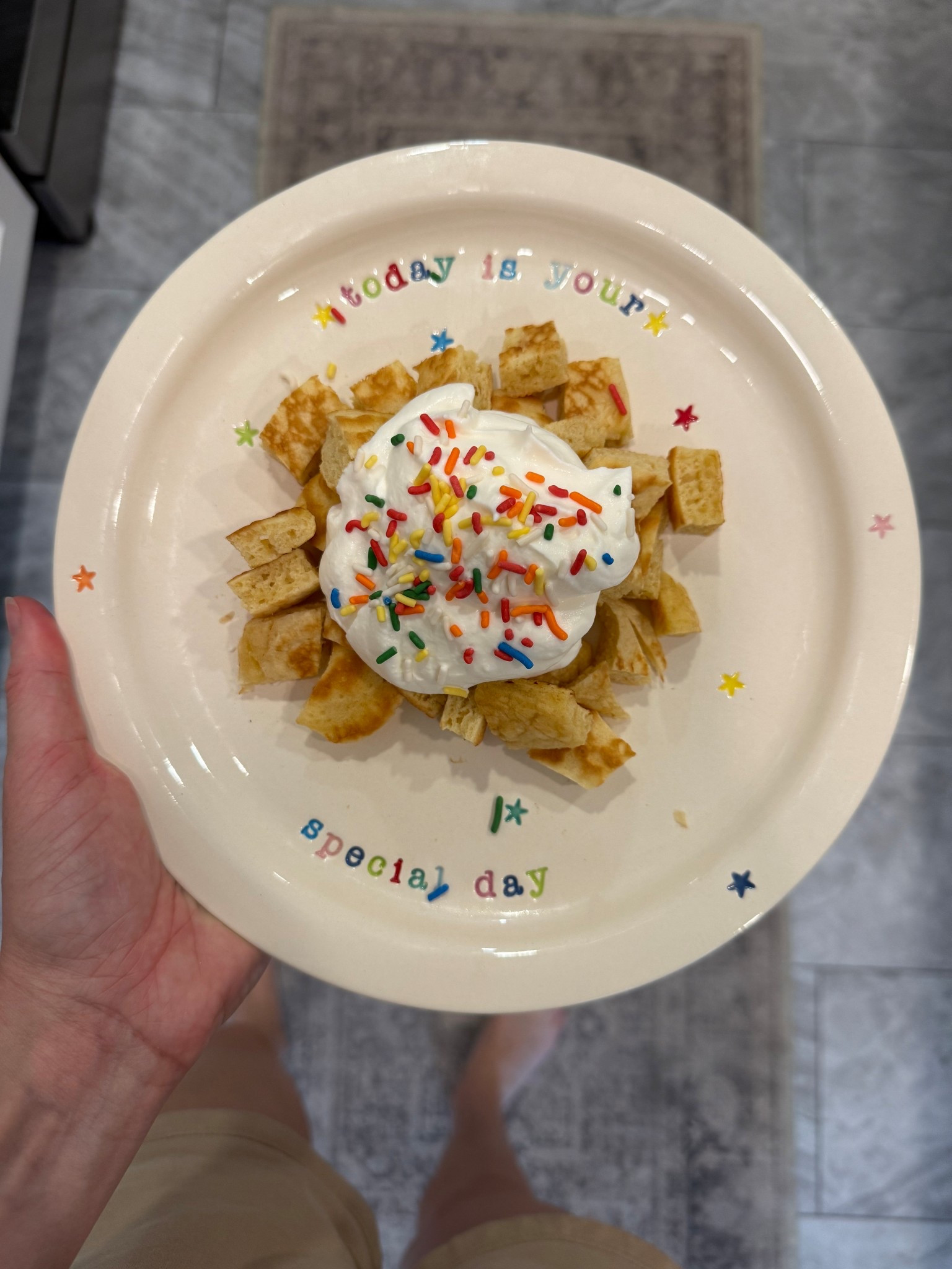 The sweetest (and easiest) birthday tradition in this house - "the special plate"

Our kids LOVE when their birthday rolls around and we bring this cutie plate out for them to use all day, even more so, they love being able to serve up food for us on our birthdays in celebration 🥹

Would be a very cute gift for a 1st birthday to kick off the tradition in your house!

#LTKHome #LTKKids