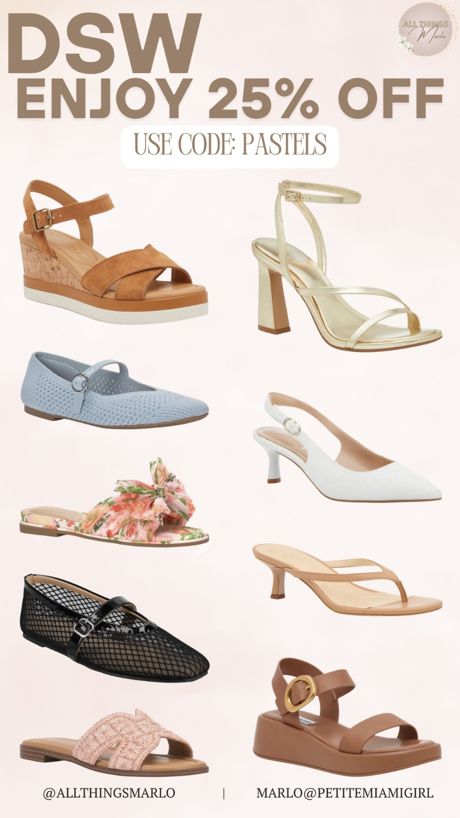 DSW enjoy 25% off use code: Pastels. 

 #LTKSaleAlert #LTKWorkwear #LTKTravel