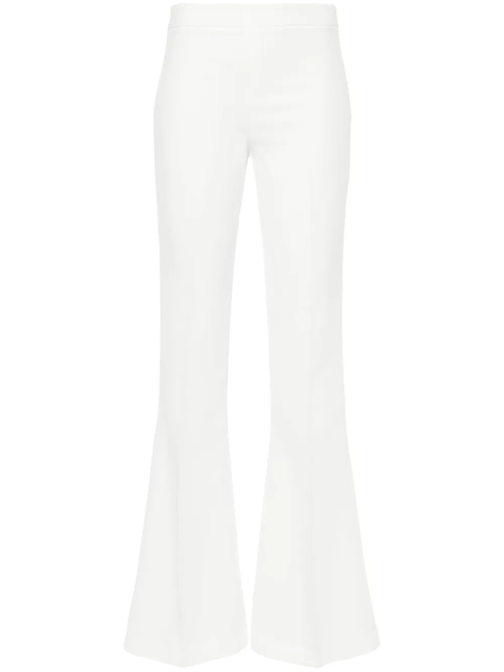 Blanca Vita Paola Cady Flared Trousers | White | FARFETCH | Farfetch Global