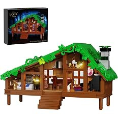 Folk Cabin Building Set, Folk House Compatible with Lego Forest Cabin House Building Creative Col... | Amazon (US)