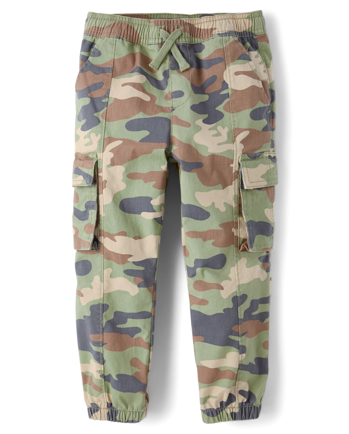 Baby And Toddler Camo Pull On Cargo Jogger Pants - green | The Children's Place