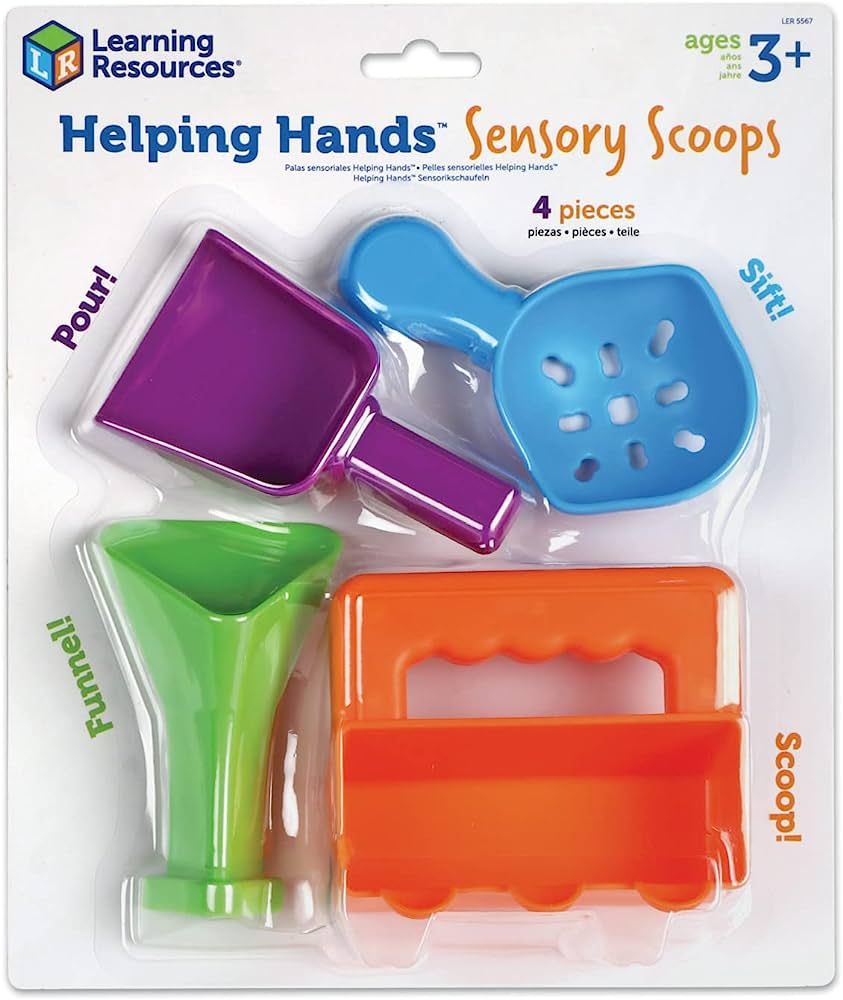 Learning Resources Helping Hands Sensory Scoops, 4 Pieces, Ages 3+, fine Motor Skills Toys for Ch... | Amazon (US)