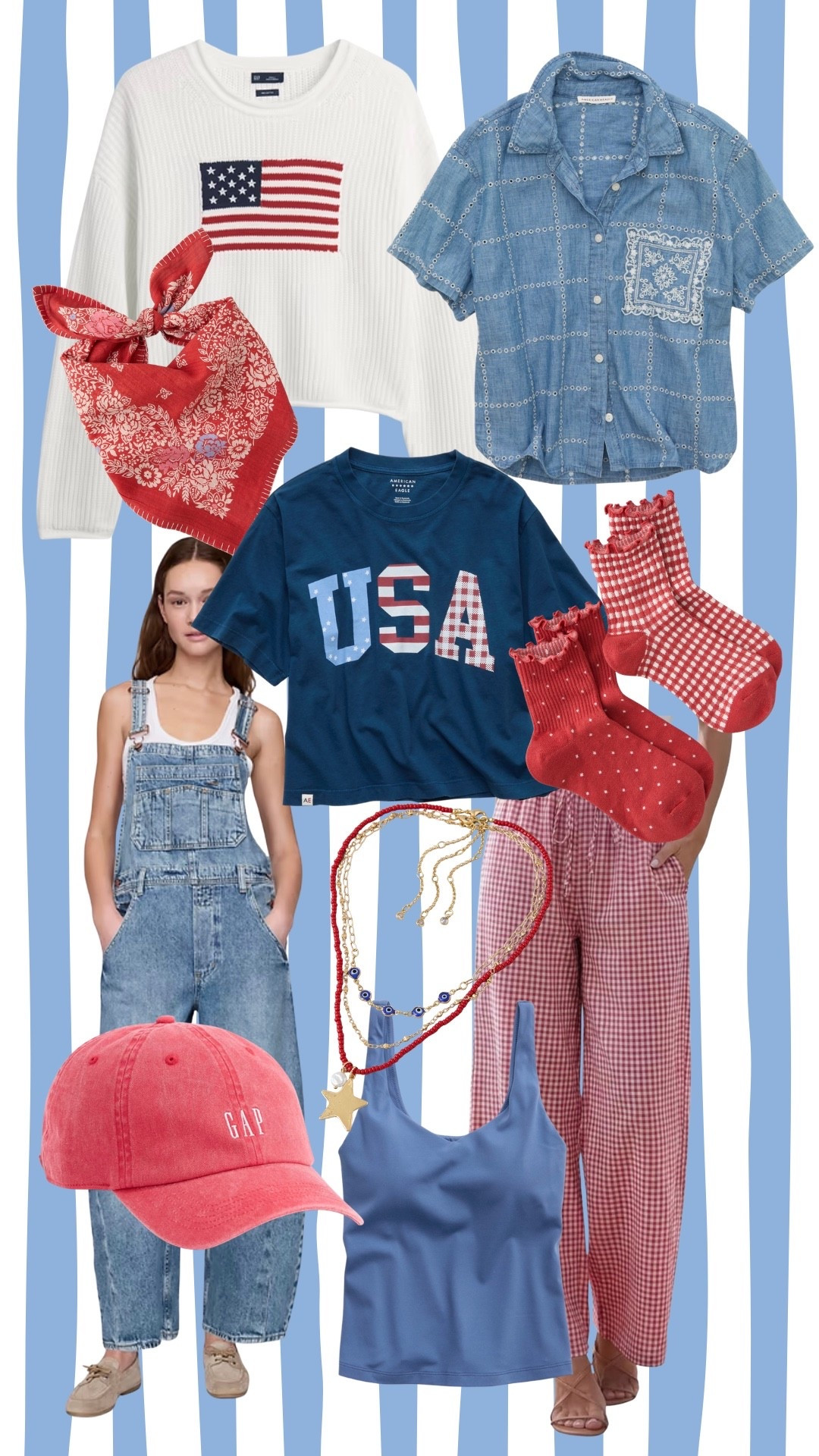 It’s a Red, white, and YOU summer 💙❤️

#LTKootd