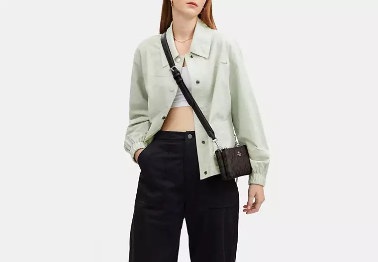 Double Zip Crossbody In Signature Canvas | Coach Outlet US