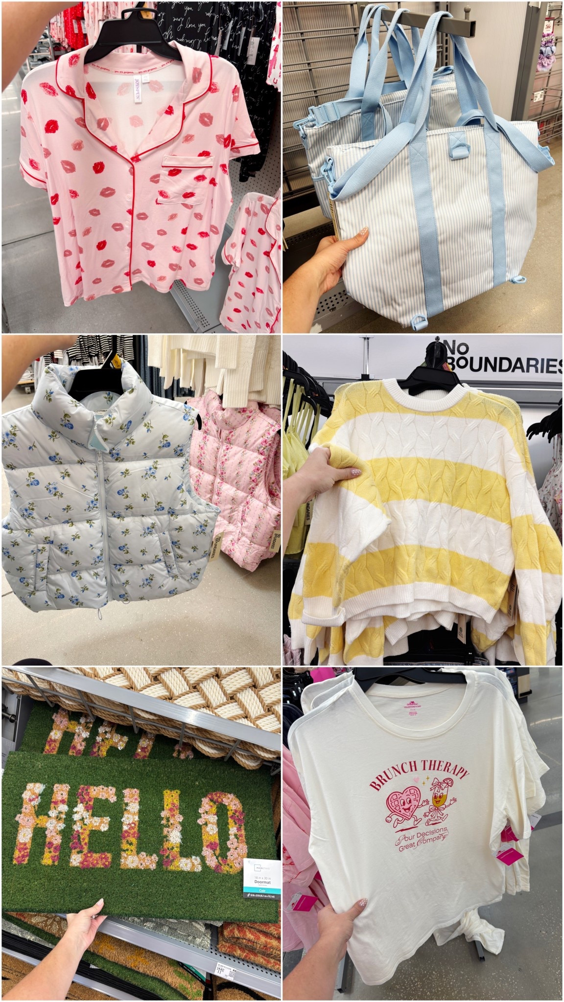 Winter to spring style finds from @walmart Love the soft comfy sweeter, cute tee & that door mat 

#LTKHome #LTKmomlife #LTKValentine