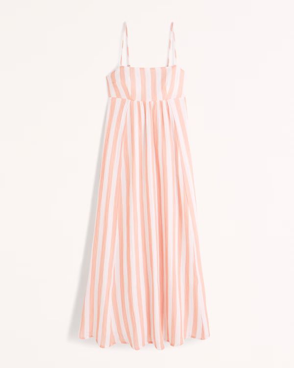 Babydoll Maxi Dress | Abercrombie & Fitch (US)