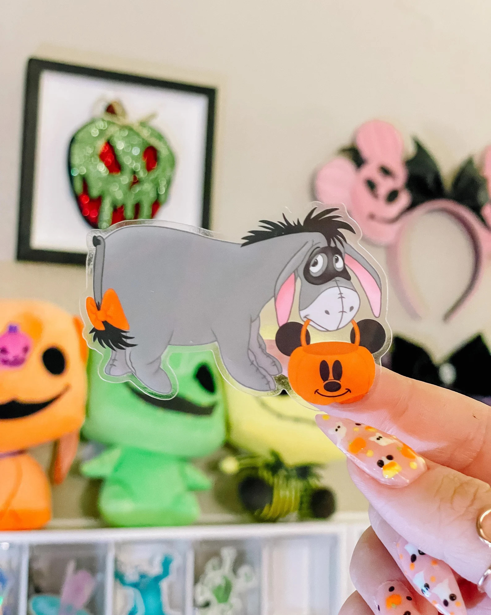 Eeyore Halloween sticker | Disney Halloween sticker | Etsy (Global)
