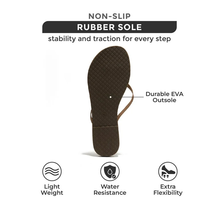Project Cloud Sandals for Women - Slip Resistant, Women Flip Flop (Foundations) | Walmart (US)
