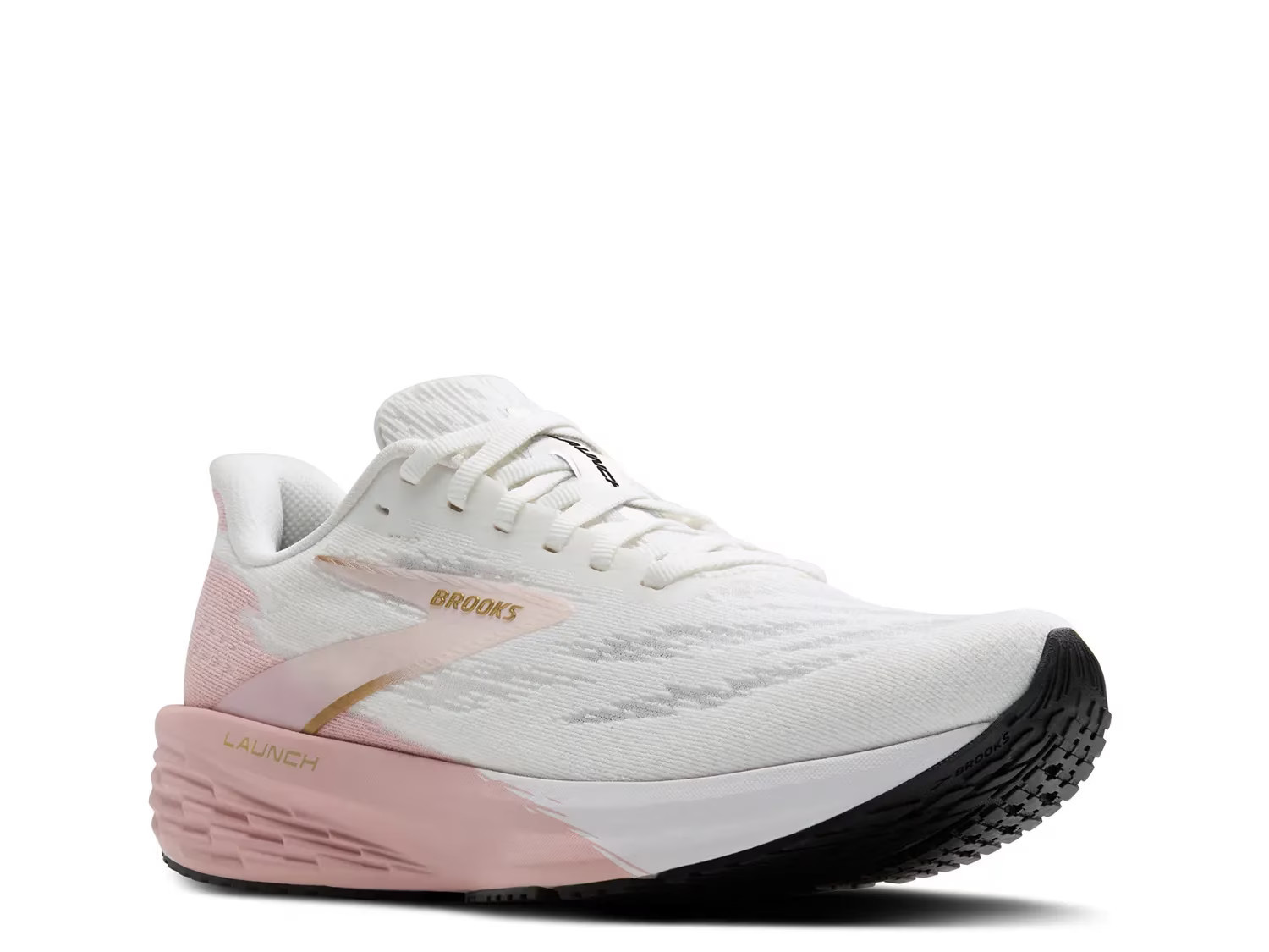 Brooks Launch 11 Running Shoe | Women's | White/Pink | Size 9.5 | Sneakers | DSW